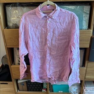 Report Collection Light Pink Casual Button Down Shirt